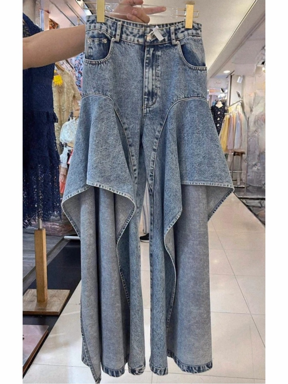 Front Slit Jeans - Picture 2 of 7